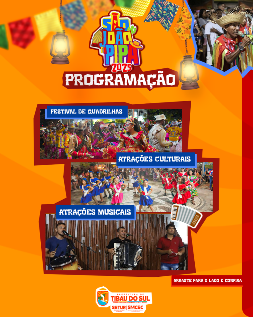 São João da Pipa 2025 programação